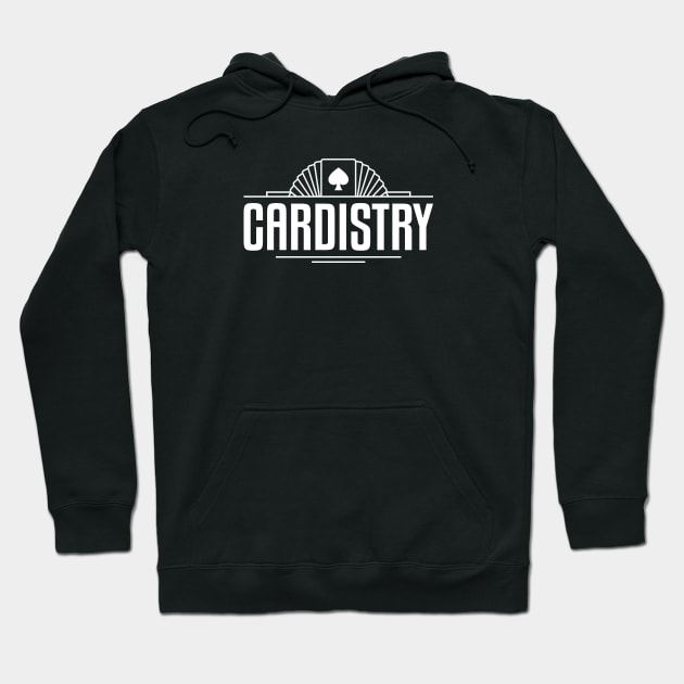 The Cardistry - White Version Hoodie by FunkyHusky